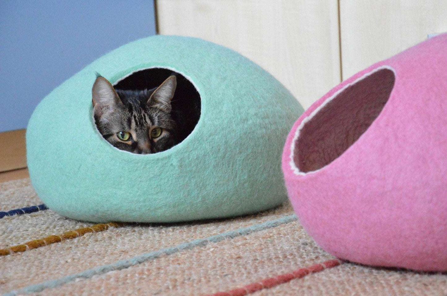 Mint Cat Bed - Refreshing Pet Cave - Home Soul