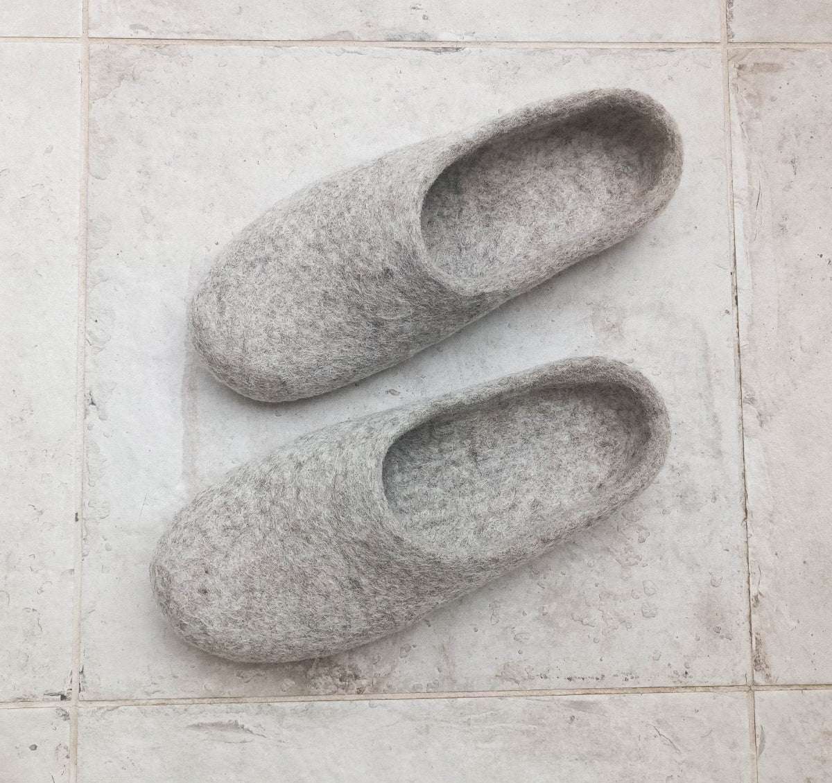 Natural Beige Unisex Slippers - Low Back Design - Home Soul