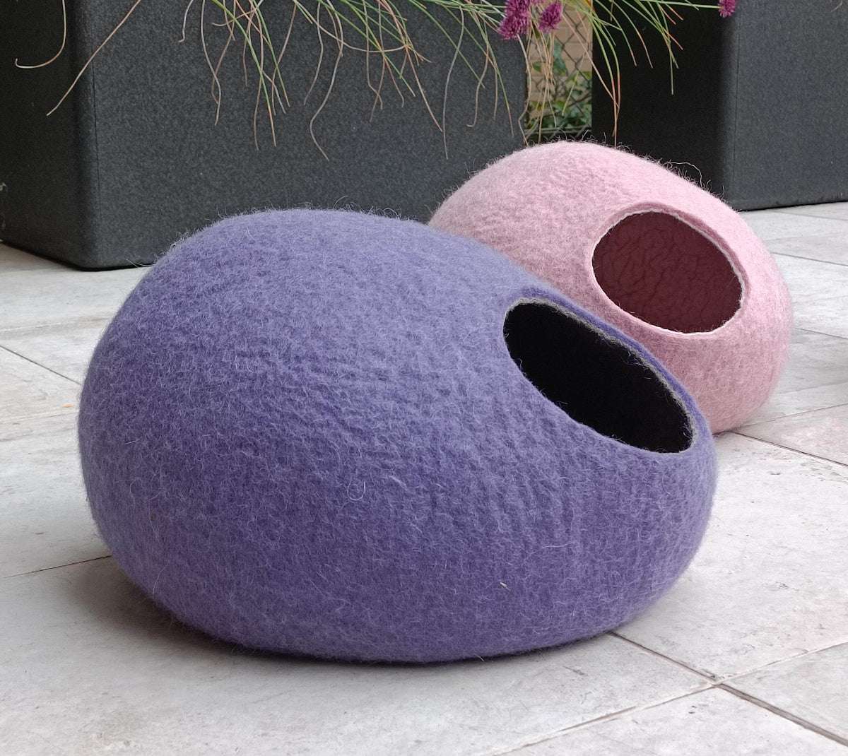 Pastel Cat Bed - Eco-Friendly Pet Cave - Home Soul