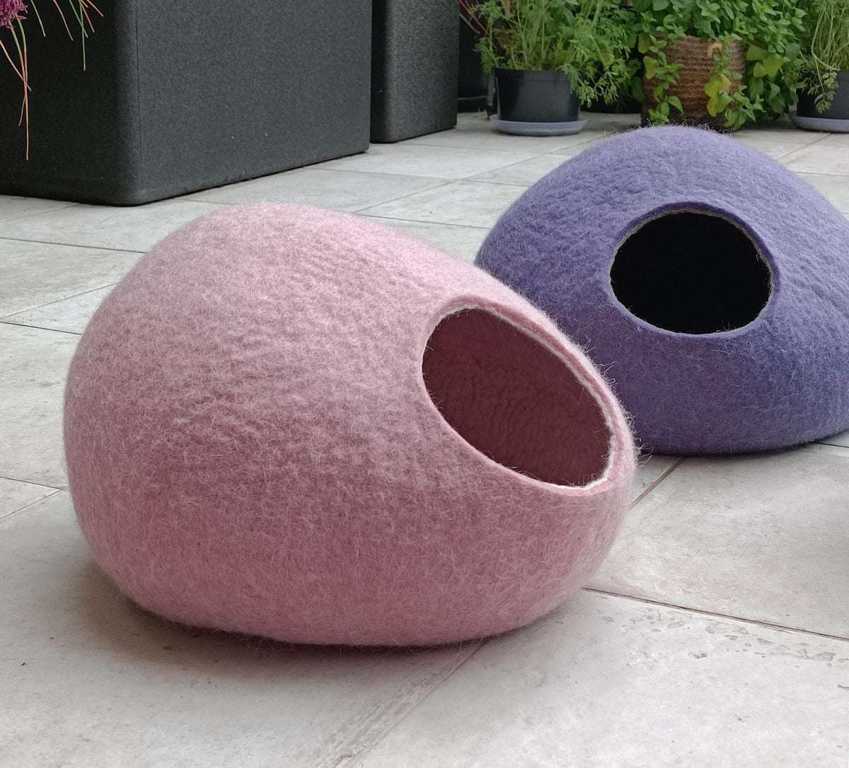 Pastel Cat Bed - Eco-Friendly Pet Cave - Home Soul