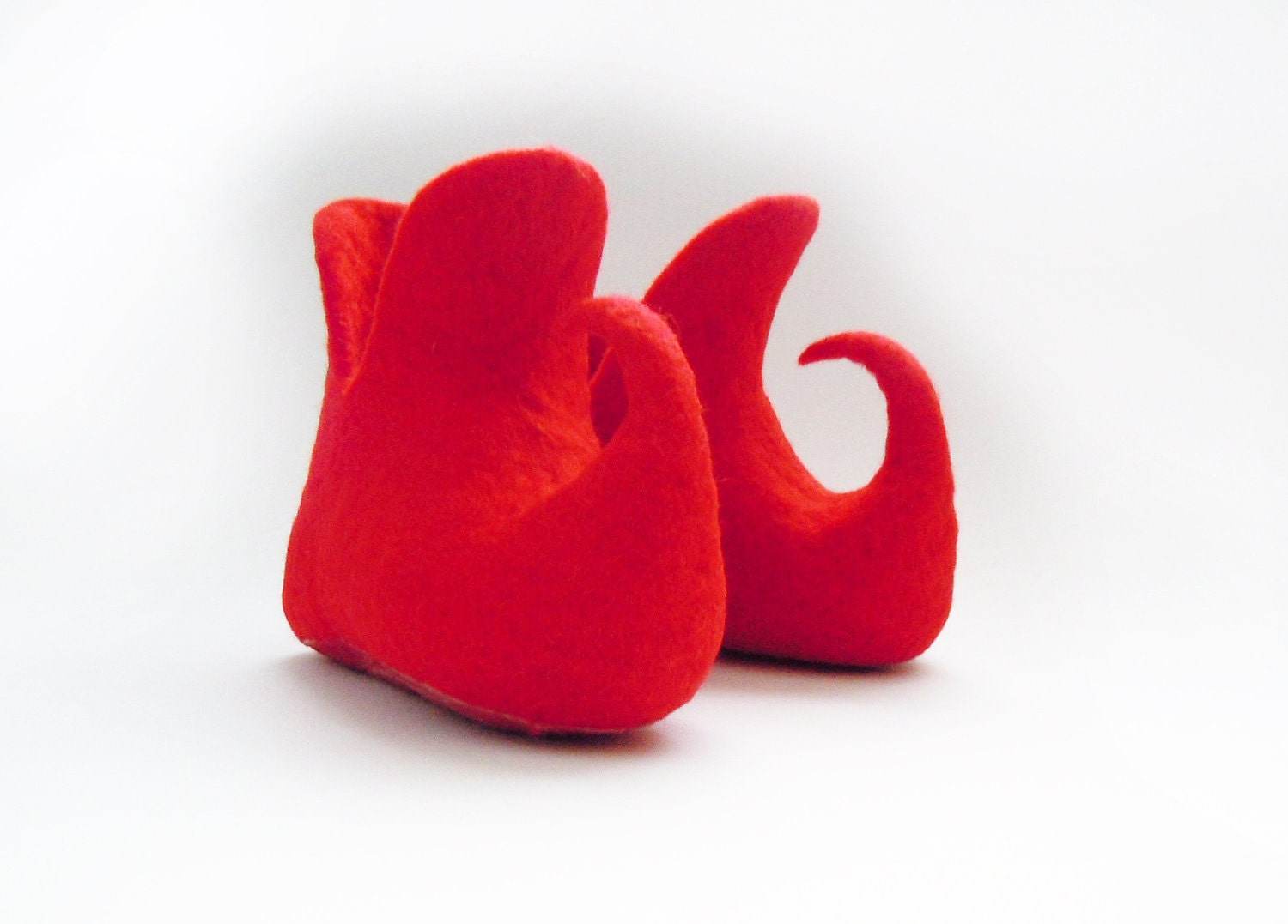 Felted adult size slippers ELF SHOES - Home Soul