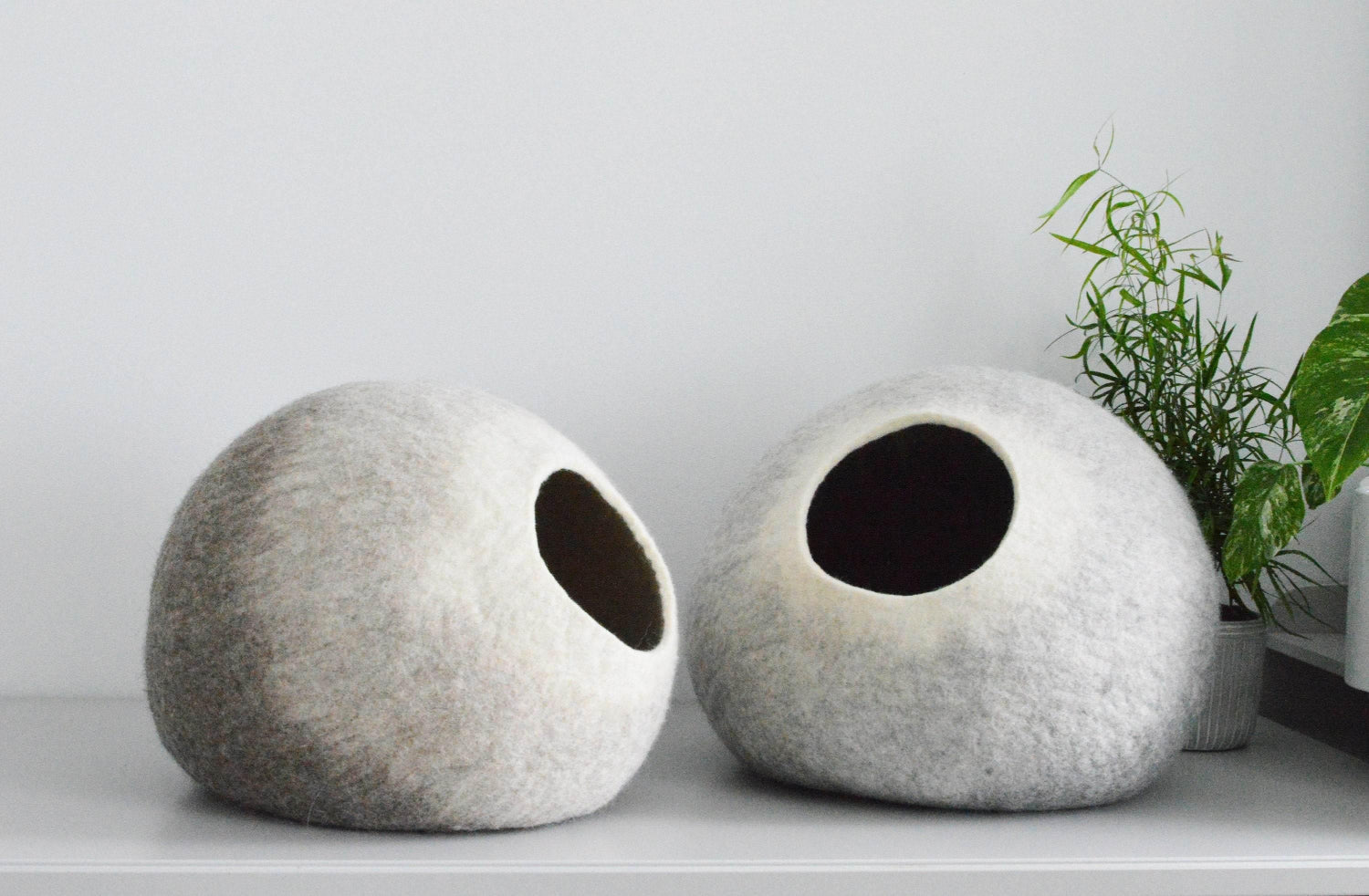 Premium Bubble Cat House - Ombre Wool Pet Bed - Home Soul