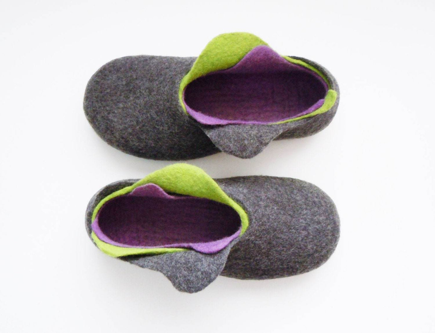 Felted 3 layer slippers - Home Soul