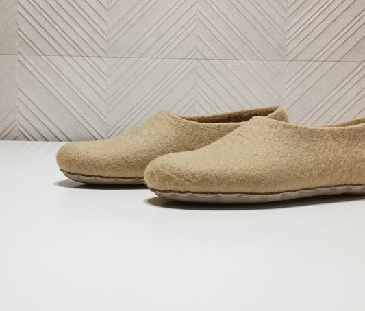 Custom Color Wool Slippers - Personalized House Shoes - Home Soul