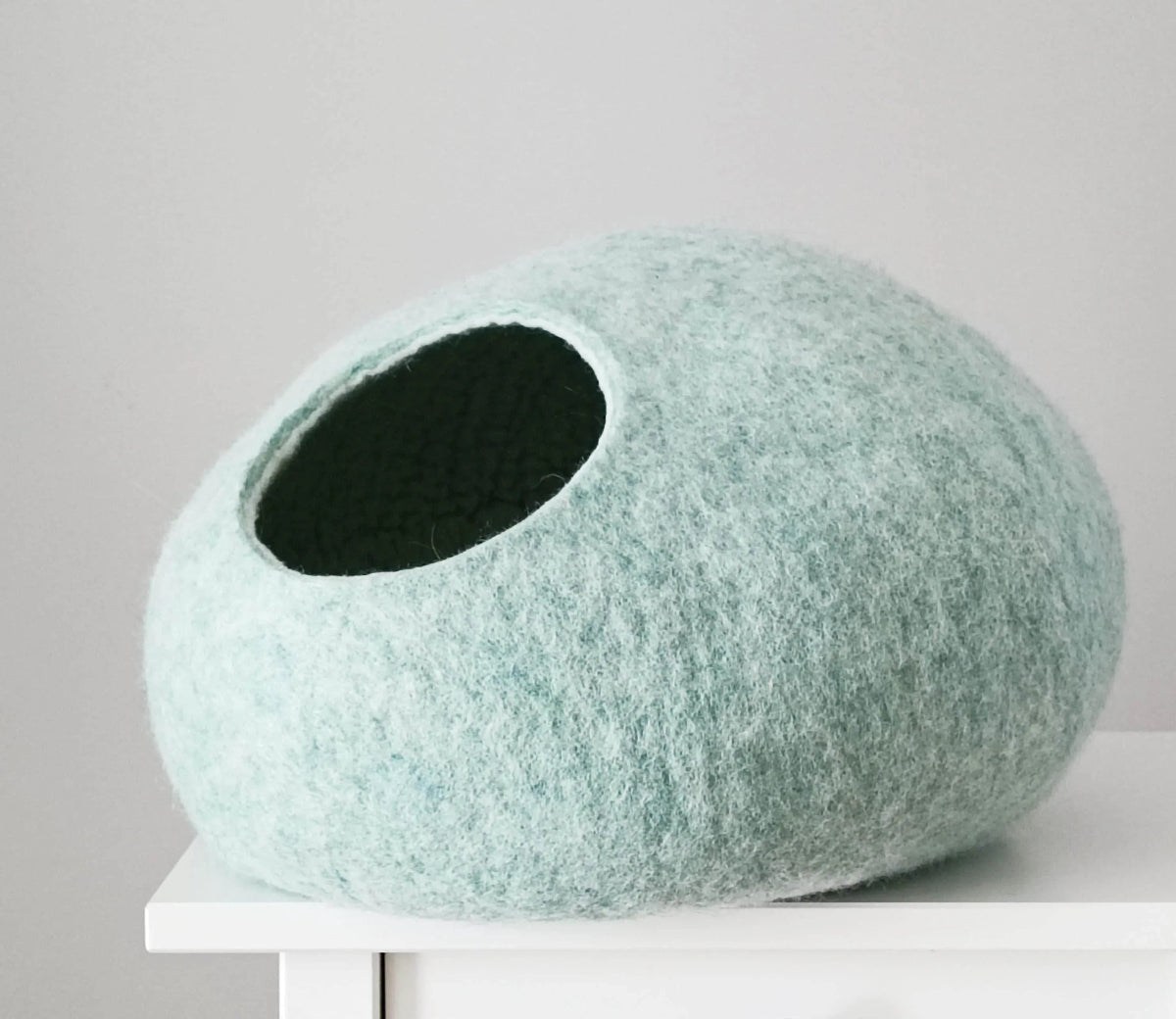 Mint Cat Cave - Eco-Friendly Pet Bed - Home Soul