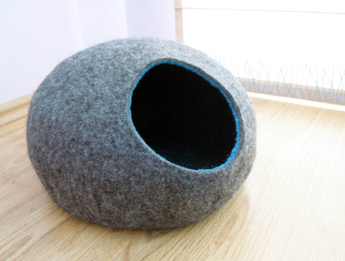 Custom Dual-Tone Pet Bed - Two Color Cat Cave - Home Soul