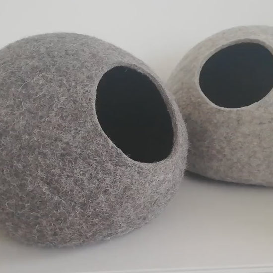 BUBBLE Shape Cat House / Custom Color Pet Bed / Modern Pet Bed / Cat bed / Cat cave / Puppy bed / Cat house / Pet Furniture / Cat Nap Cocoon